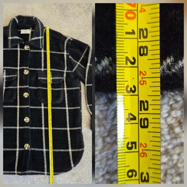 Z Supply Women’s Sz XSmall Button Up Tucker Shacket Shirt Jacket Washed Black - Image 11
