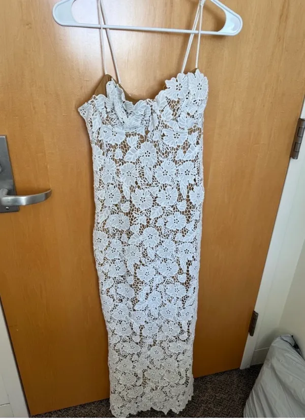 White Hello Molly Dress - Image 4