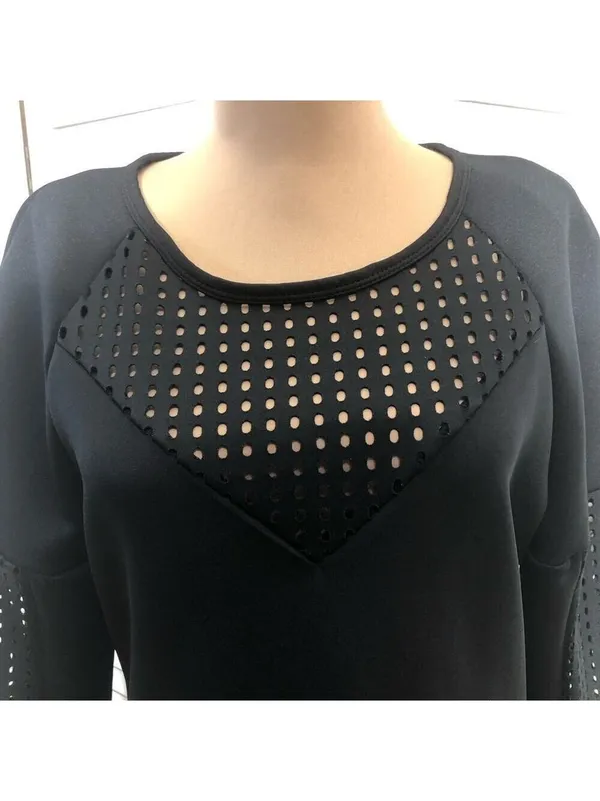 Fabletics Mini Dress Mesh Athleisure activewear whimsigoth punk grunge Y2K 90s M - Image 10