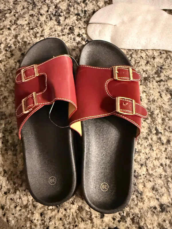 Sandals women s Red Size 39 - Image 2