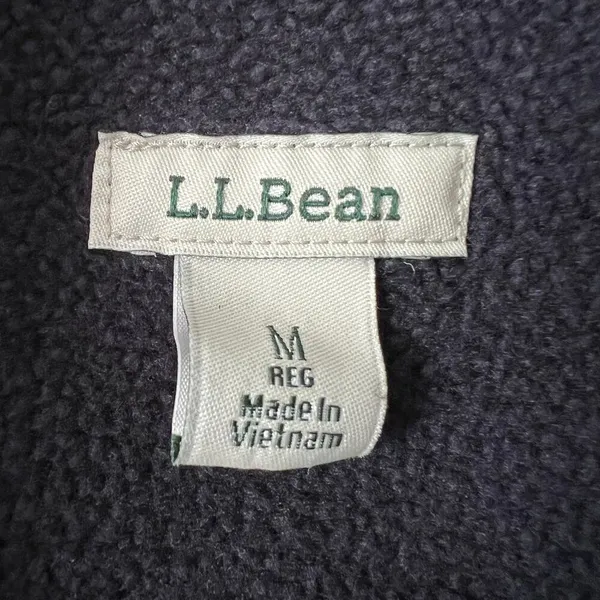 L.L.Bean Women Shacket Medium Cotton Fleece Plaid Barn Country Western Cabincore - Image 3