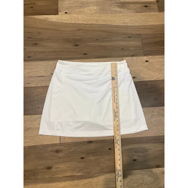 J.Jill A‑Line Knit Skort Size M White Athleisure Activewear - Image 5