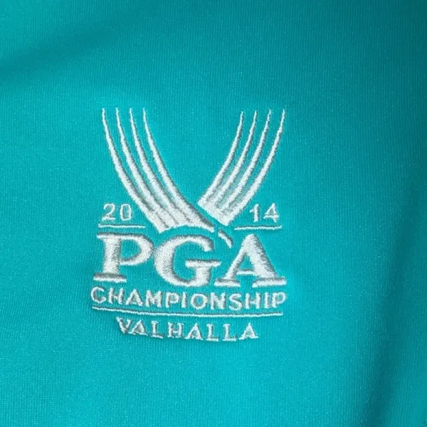 Adidas Golf Womens Puremotion Sleeveless Polo‎ Shirt Teal 2014 PGA Valhalla L - Image 2