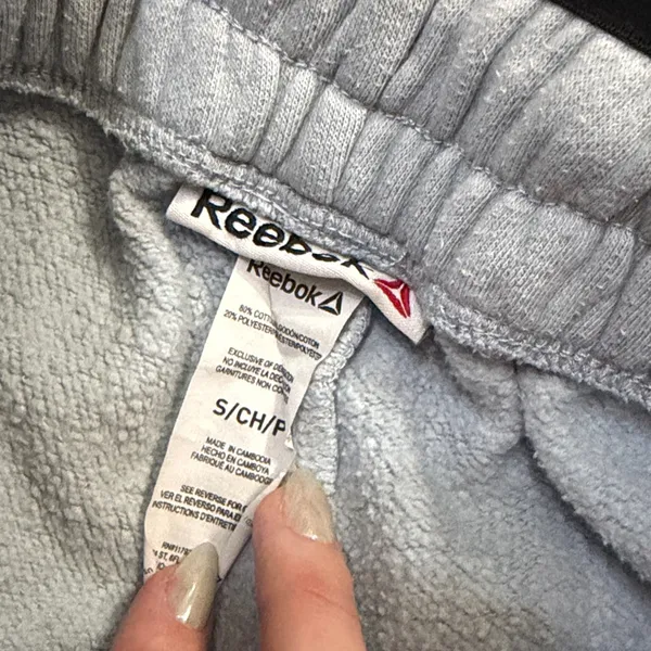 light blue Reebok Jogger Sweatpants with Pocket small - Image 4