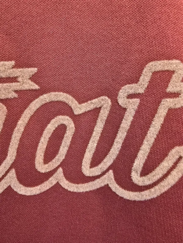 {S} Ariat Women's Tek Crossover Sweatshirt Burnt Russet Red - Image 5