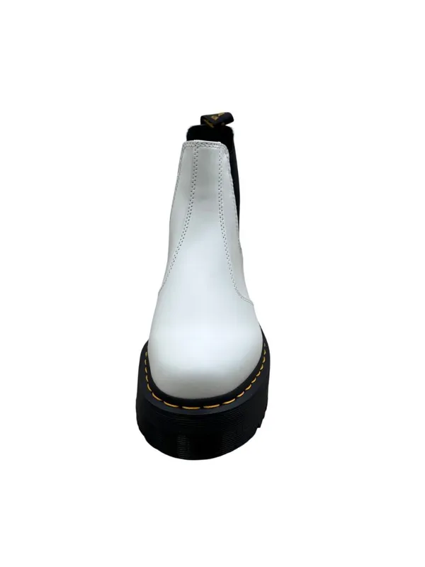 Dr Martens Size 9 Combat Boots 2976 YS Punk Goth Platform White - Image 4