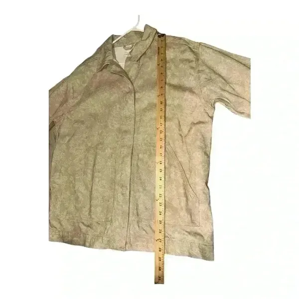 TopShop Cream‎ Floral Print Button Down Jacket. Size 8-10 - Image 7