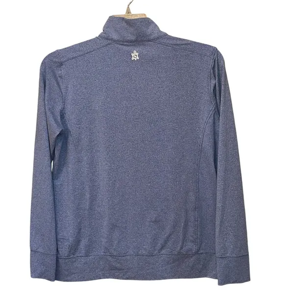 Turtleson Siro‎ Long Sleeve Golf Full Zip Performance Mock Neck Jacket Large Blue - Image 3