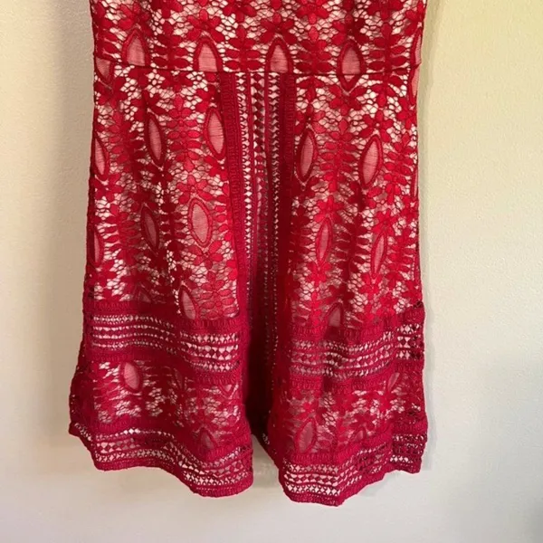 Anna be Francesca‎ small burgundy dress - Image 3