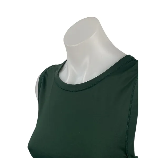 Aritzia Sunday Best Sinch Seamless Women's Green Sleeveless Crop Cami Tank Top M - Image 3