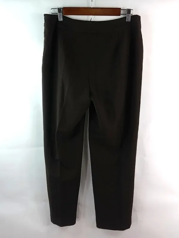 Talbots Chocolate 10 Petite Side Zip Pants - Image 2