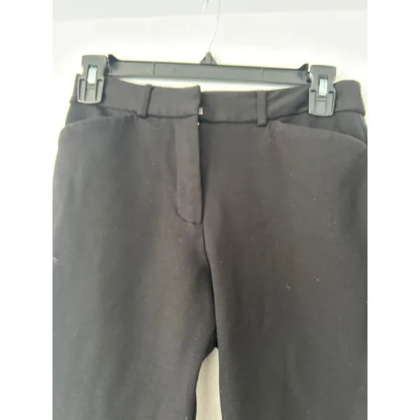 Express Black High Rise Skinny Stretch‎ Ankle Dress Pants Size 2S/2C Ponte - Image 2