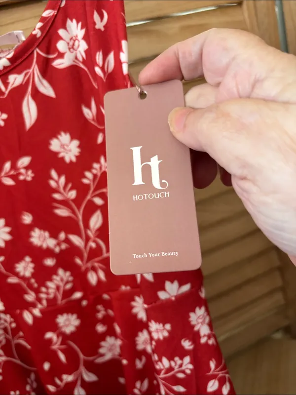 Red Floral Spaghetti - Image 5