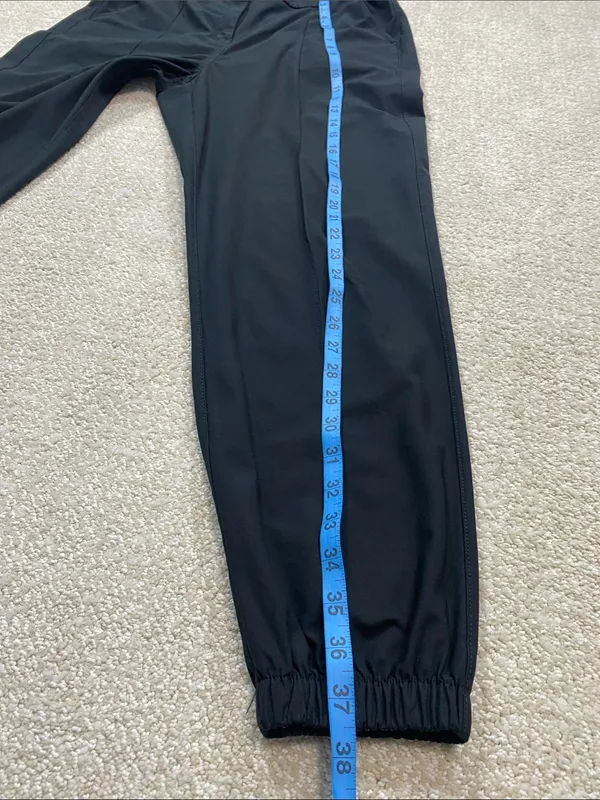 lululemon athletica Black Tailored Jogger Pants Size 28 - Image 15