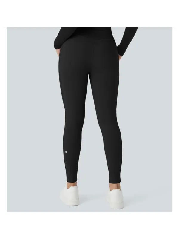 Halara nwt XS Womens Black Drawstring Joggers XS Nylon & Elastane - Image 2