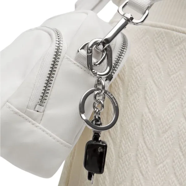 Everywhere Belt Bag Key Charm Black/Silver - Image 3