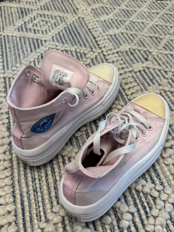 Pink Converse Sneakers Platform - Image 3