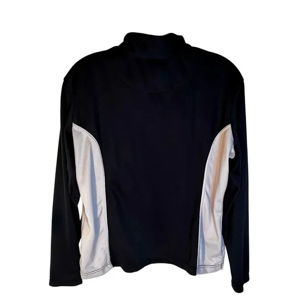 Nike Jacket Women Sz Large Swoosh Quarter Zip Pocket Light Dri Fit Run Gym Core - Image 2