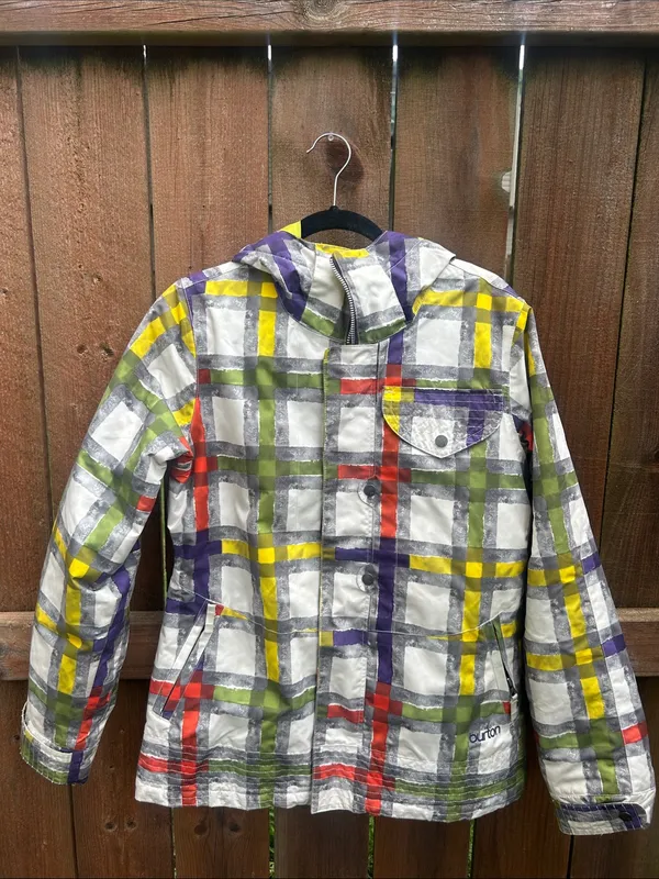 Burton Dry Ride Hooded Ski Snowboard Jacket Size Large - Image 2