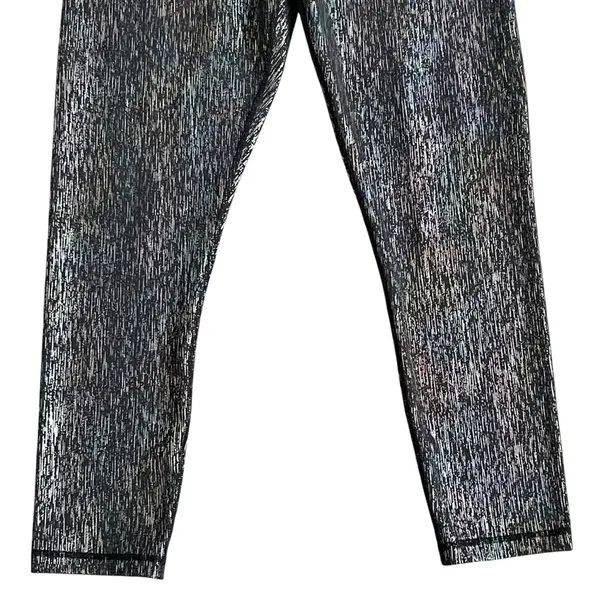 Zyia Active Black Vertical Mirage Light and Tight High Rise 7/8 Leggings Size 12 - Image 7