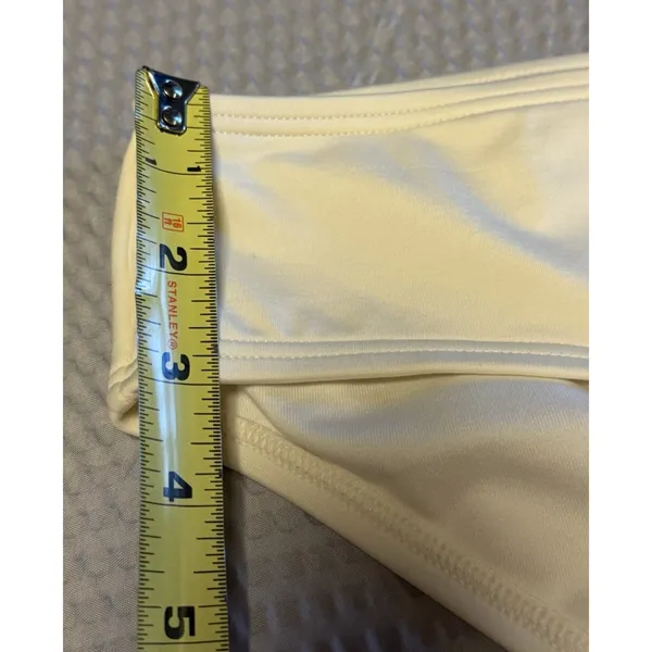 Kate Spade New York Women's Bikini Bottom Classic Hipster Cut Cream SZ Large NWT - Image 7