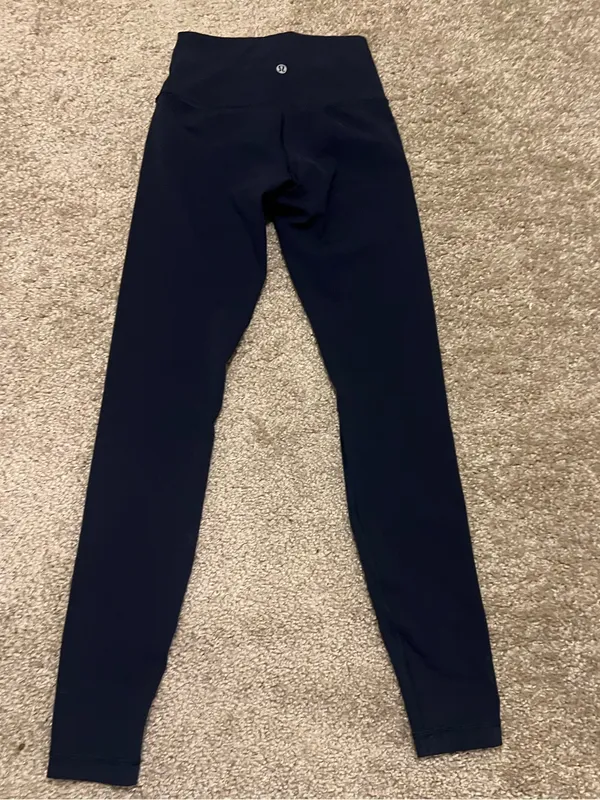 Lululemon‎ wunder under high rise legging 28” Luxtreme true navy size 2 - Image 5