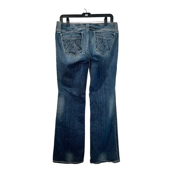Sang Real by Miss Me Stylish Blue Boot Cut Jeans for Women size 30 EUC - Image 2