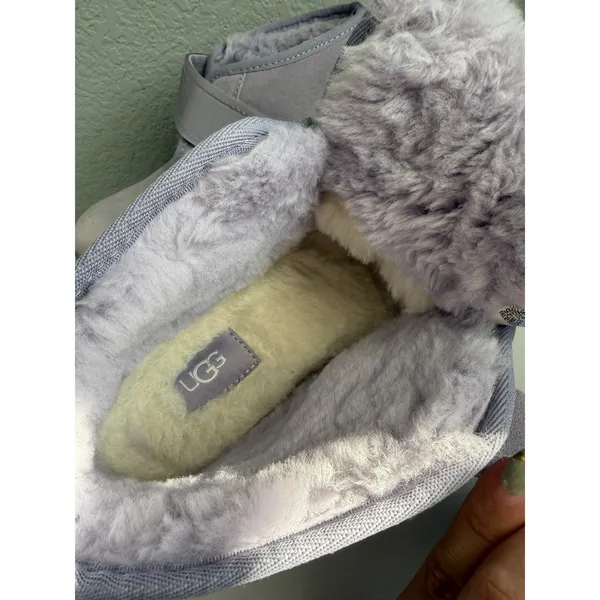 UGG Neumel Clear Chukka Suede Boots Women's Sz 9 1137030 Lilac Purple Lavender - Image 7
