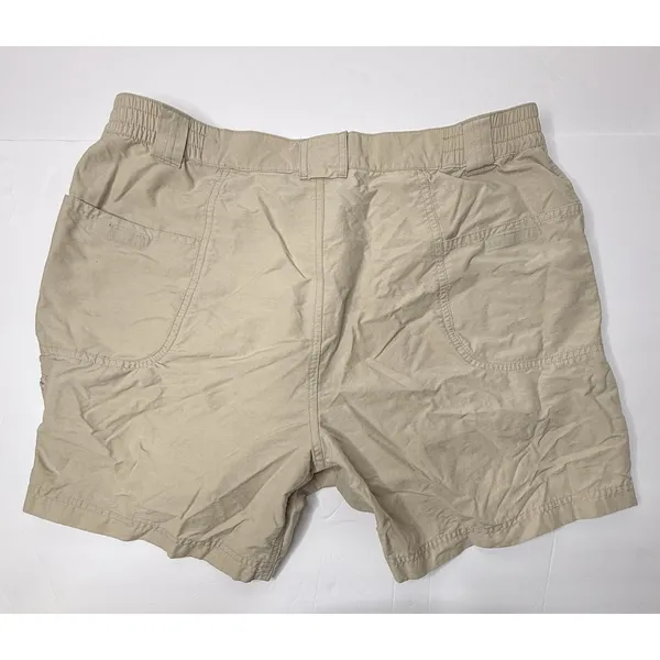 Columbia Shorts Womens Size L Khaki Trail Mid Rise Cargo Hiking Camping Walking - Image 6
