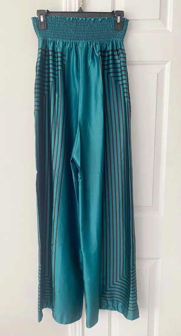 Anthropologie Hutch Geometric Wide Leg Pants, Size S - Image 6