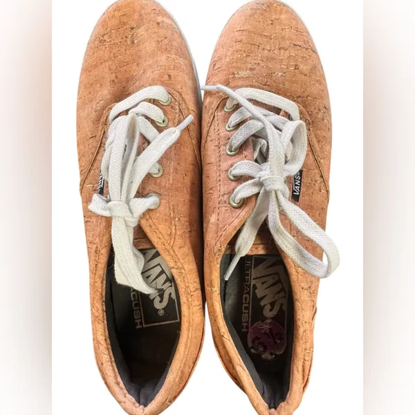 Vans UltraRange Cork Eco Vegan Sneakers Women’s Size 6.5 Sustainable Shoe in EUC - Image 7
