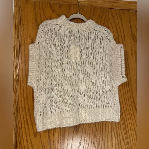 B. young Matte Vest Knit Sweater - Image 2