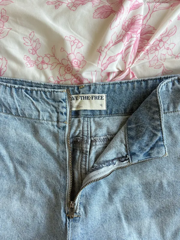 Free People x We The Free Denim Skort - Image 2