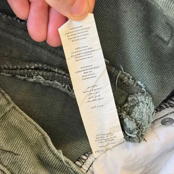 PrettyLittleThing High Rise Utility Cargo Pants Women Size 6 Green - Image 4