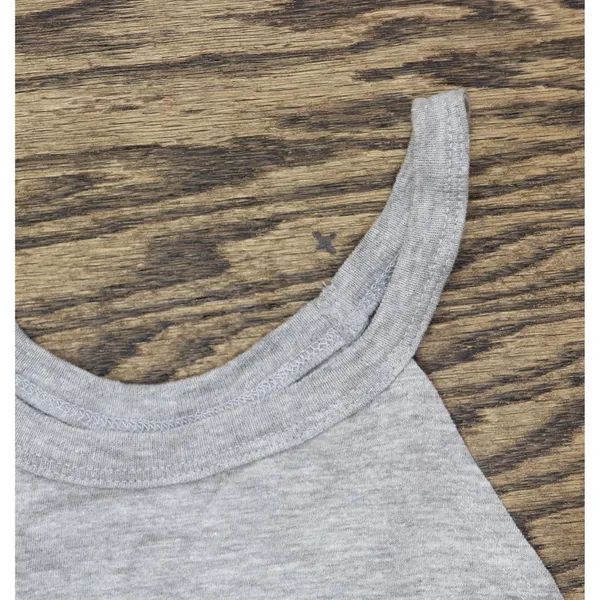 NWT Cold Crush Juniors Vive La France Graphic High-Neck Tank Top Gray / Multi M - Image 7