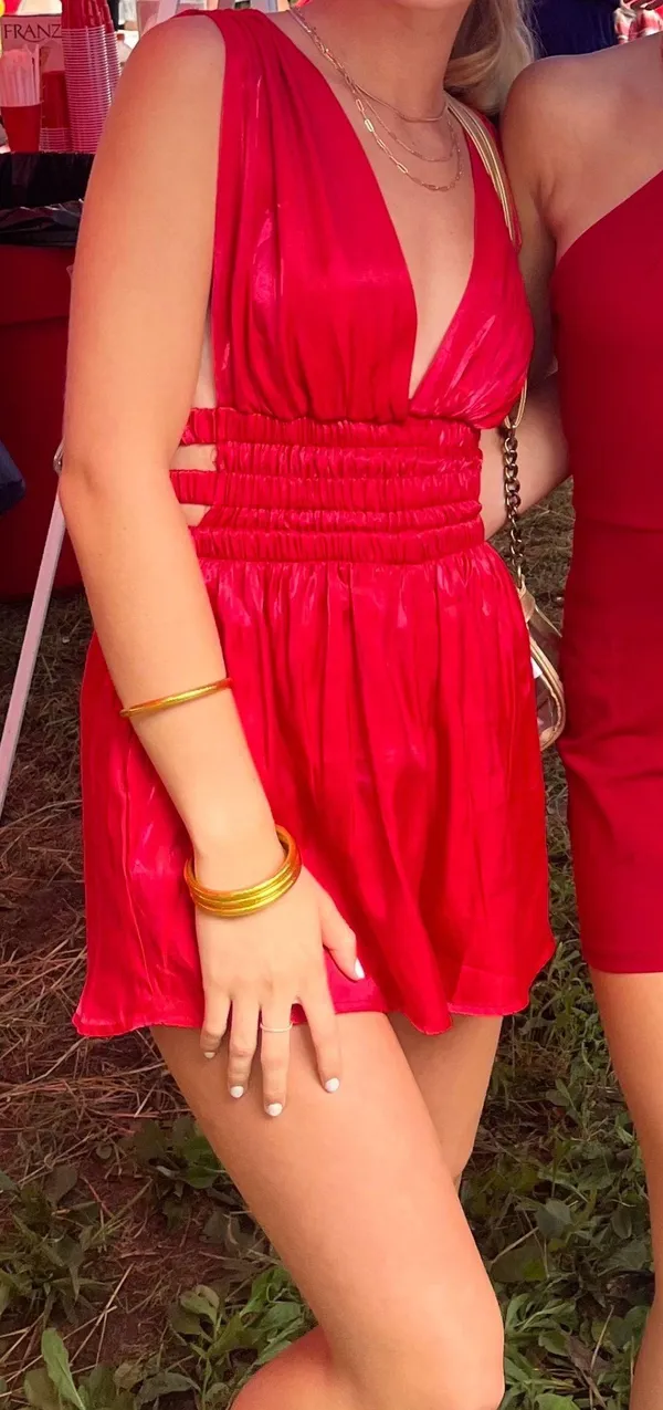 Red Romper Size XS - Image 4