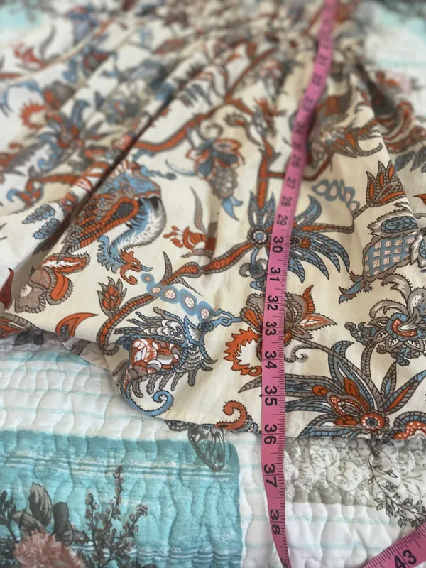 House of Harlow Paisley Print Puff Sleeve Mini Dress - Image 7