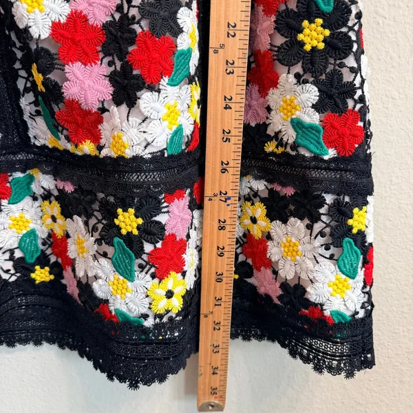 Alice + Olivia Zula Party Mini Dress Size 2 XS Floral Lace Embroidered Cocktail - Image 15