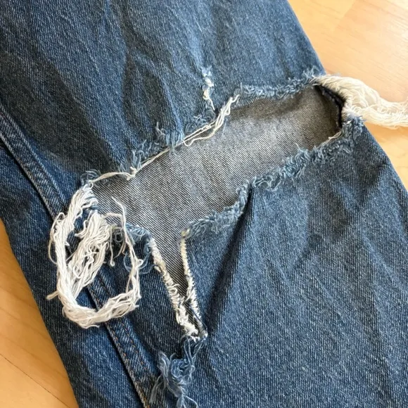 ABERCROMBIE & FITCH 90s Straight Ultra High Rise Jeans‎ Size 10/30 Short - Image 5