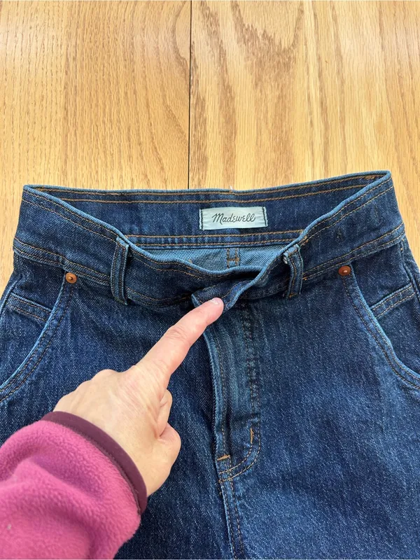 Madewell The Perfect Vintage Straight Jeans Stanhill Wash Pocket Edition Size 23 - Image 4