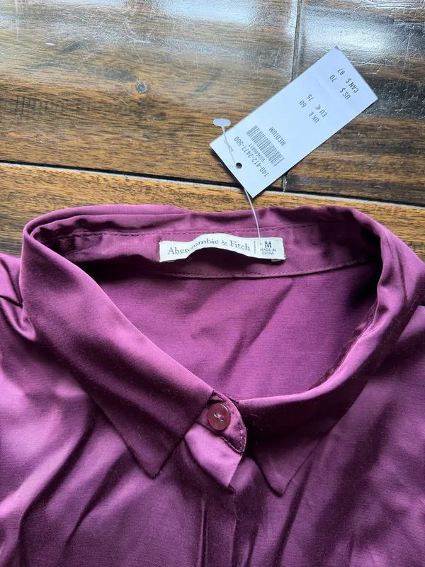 Abercrombie Satin Button Down - Image 4