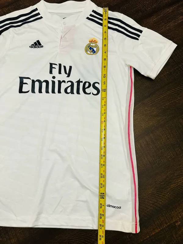 Real Madrid 2014/2015 Adidas Home Soccer Shirt Men'S Size Small Jersey - Image 6