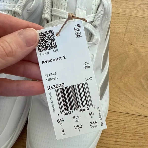 Adidas - Avacourt 2 Tennis Sneakers in White - Image 6