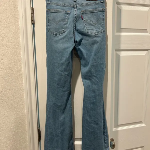 Signature by Levi Strauss Light Blue Flare Jeans - Image 2