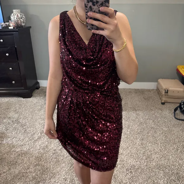 Cache Mini Dress Sequin - Image 3