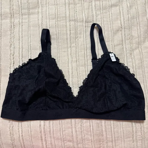 NWT Pink Wink Triangle Lace Bralette - Image 3