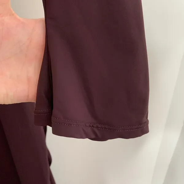 Babyboo Tahnee Maxi Dress Plum Womens Cutout Longsleeve BodyCon Size Medium - Image 5