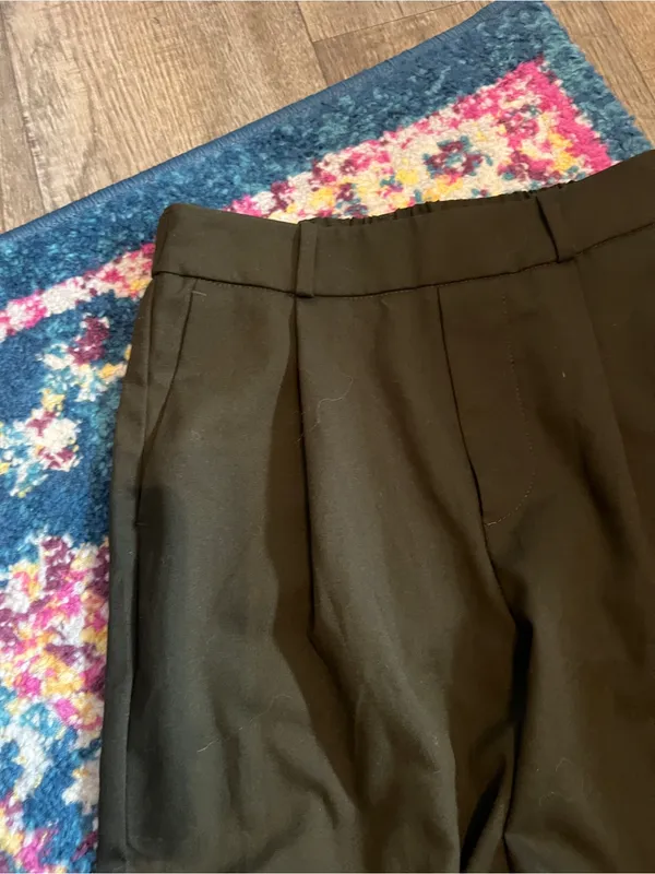 Mango Classic Straight-Leg Dress Pants - Olive - Image 5