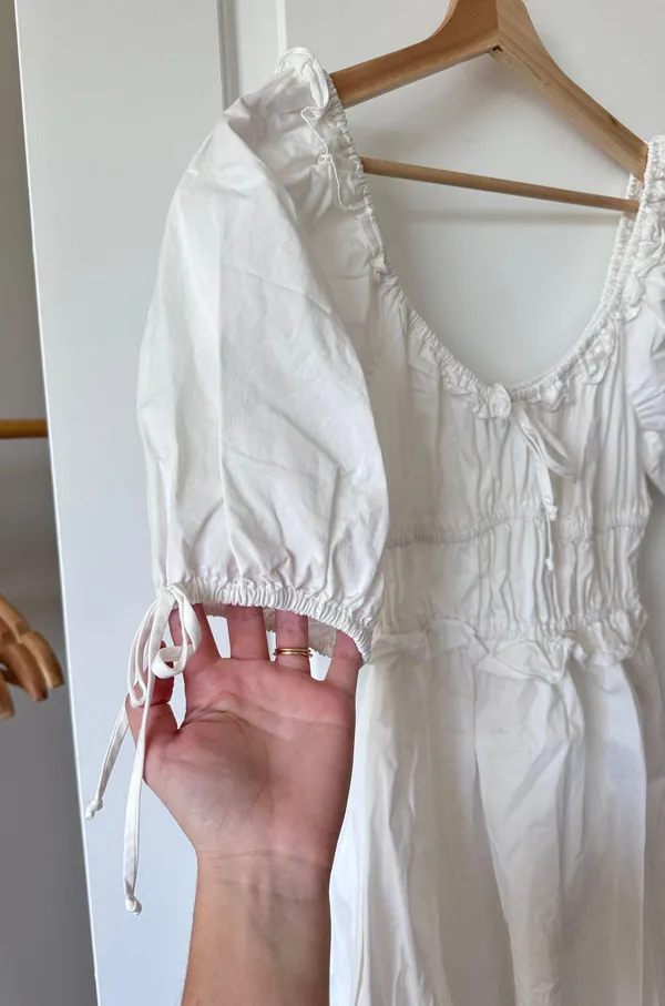 White Mini Dress - Image 2