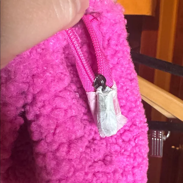 NWT UGG Inara Medium Faux-Sherpa Backpack UGGfluff Fuchsia Pink - Image 9